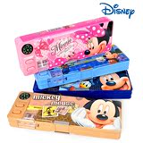 迪士尼文具盒男铅笔盒女孩小学生多功能儿童笔盒韩国创意学习用品