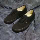 Vans Authentic 经典款全黑色帆布鞋百搭低帮男女鞋滑板鞋运动鞋