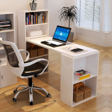 新款电脑桌 现代 用台式 多功能带书架小书桌