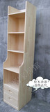 实木书架超大容量书柜书橱储物柜带抽屉松木杉木柜可定制