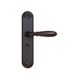 雅洁五金室内门锁欧式古典卧室房间门锁黑色全铜锁AS2051A-C6576