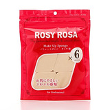 日本rosy rosa海绵化妆海绵吸水果冻化妆海绵棉块粉扑 菱形6个