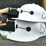 韩版棒球帽子女男士潮嘻哈帽大白同款平沿帽夏天儿童帽亲子帽情侣