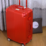 iTO ABS PC拉杆箱铝框24万向轮26寸行李箱学生20行李箱镜面登机女