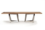 美式乡村复古全实木桌子铁艺办公桌餐桌长方形书桌做旧会议桌茶桌