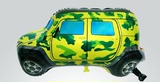 新款小汽车迷彩吉普车氢气球 氢气机太空球/氢气球批发汽车总动员