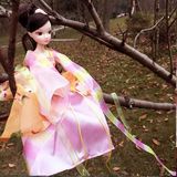 中国古装芭芘可儿娃娃洋娃娃新款婚纱四季仙子七仙女关节体六一