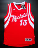 NBA火箭队13号哈登球衣 Harden New SW篮球服 2015-16圣诞大战红