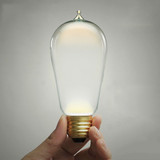爱迪生灯泡LED E27螺旋螺口节能灯球泡玉米灯芯透明玻璃超亮4W瓦