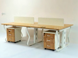 苏州职员办公电脑桌时尚简约组合2人屏风工作位4人椅定制现代