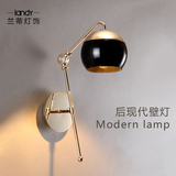 北欧LOFT设计师灯具美式简约LED灯饰铁艺客厅卧室床头后现代壁灯