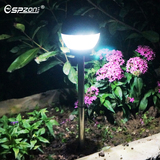 Espzone太阳能草坪灯户外LED不锈钢插地灯家用花园灯庭院路灯超亮