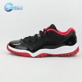 库客 Nike Air Jordan 11 Low AJ11黑红 童鞋 505835-505836-012