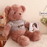 大号泰迪熊刺猬绒小熊毛绒玩具布娃娃公仔送女孩生日礼物特价包邮