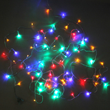LED彩灯闪灯串灯 节日小满天星灯串装饰圣诞灯星星户外防水霓虹灯