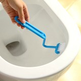 日式创意S型马桶刷弯曲刷厕所清里侧死角v型清洁刷子缝隙刷洁厕刷