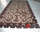 手工晴纶地毯欧式美式现代简约不规则锯齿地毯客厅卧室样板房地毯
