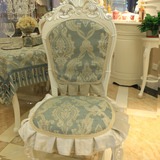 高档奢华欧式餐桌椅子坐垫 凳子靠背套布艺餐椅罩 餐厅座椅套