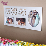 8寸现代中式婚庆婚纱结婚送礼实木创意个性热销品牌直销相框挂墙