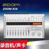 ZOOM R16 工作站 录音机 声卡 效果器编曲 鼓机控制器 调音台