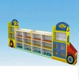 直销巴士儿童玩具车防火板组合柜卡通造型区或柜实木幼儿园储物柜