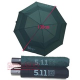 外贸原单正品511全自动双层超大强抗防风晴雨伞开车用三折叠伞