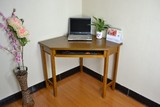 宜家电视柜电脑桌书桌墙角桌书台角落三角桌写字台木质桌简约家具
