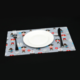 外贸欧式儿童长方形餐桌垫PVC塑料隔热杯垫碗垫盘垫小学生用餐垫
