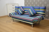 简易布艺沙发小户型双人1.5米三人1.8米简约现代可折叠懒人沙发床