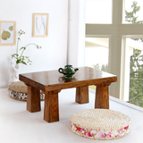 老榆木炕桌榻榻米桌茶几实木中式茶桌飘窗桌矮桌现代简约小炕桌