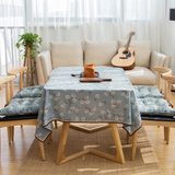 赫岚 日式棉麻夏季素色文艺桌布布艺茶几布台布餐桌布桌垫多色