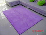 特价浅紫色丝毛地毯地垫卧室客厅茶几卫浴室厨房防滑垫门垫可定制
