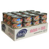 妙九Mio9猫罐头12罐组合 金枪鱼+贻贝味猫湿粮鲜封包宠物猫零食