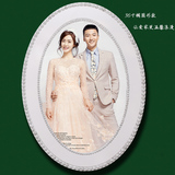 60寸韩式 韩版放大照结婚照片 水晶相框 婚纱照48挂墙美国英出口