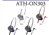 现货 日本正品代购Audio Technica/铁三角 ATH-ON303头戴式耳机
