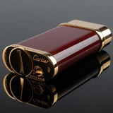 正品代购 Cartier卡地亚打火机 奢华大红复合材质金色 CA120132