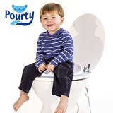 英国Pourty宝宝如厕训练座儿童马桶圈盖幼儿可调节坐便器安全垫