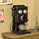 民国上海老式古董电话机家用装饰品摆件仿真复古怀旧物件摄影道具