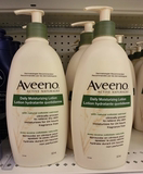 加拿大代购Aveeno燕麦全天高效保湿润肤乳 600ml 无香孕妇可用