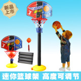 户外室内运动塑料杆篮球框投篮架儿童可升降宝宝大号篮球架子玩具