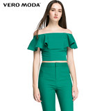 Vero Moda2016新品夏季新品荷叶袖斗篷雪纺衫316241010