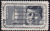 7#【环球邮社】美国1963年肯尼迪总统邮票1枚信销 限购一枚 名人