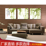 现代简约 水墨竹林 中式家居客厅无框装饰画茶楼茶馆办公室壁挂画
