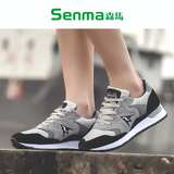 SENMA/森马2016春季新品女鞋韩版系带运动休闲鞋圆头网布透气板鞋