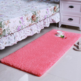可手洗床边地毯卧室长方形简约现代欧式床前毯门口地毯门垫进门