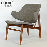 霍客森Larsen Chair拉森椅 北欧休闲椅 沙发椅 实木椅会所咖啡厅