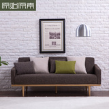 原始原素日式简约全实木沙发现代客厅家具时尚布艺白橡木沙发特价