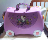 2015新款限量Trunki hello kitty儿童可坐行李箱外出旅行箱储物箱