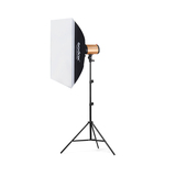 神牛250W闪光灯+2米灯架套装摄影灯摄影棚影视柔光箱人像服装器材