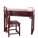 黑酸枝木中式红木小书桌全实木1米仿古写字台办公桌书房家具